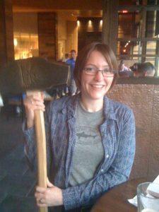 With the Hammer O'Glory, in Philly, long ago