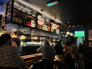 The bar at The Bald Eagle