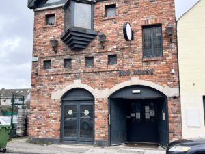 Yes, it's the back of the building, but it has some lovely brickwork