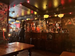 The bar at Cassidys