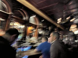 The parting glass - a blurry photo of the main bar