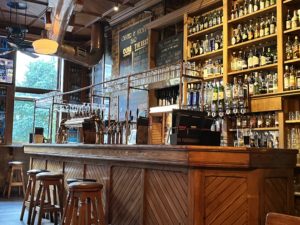 Upstairs bar at The Porterhouse