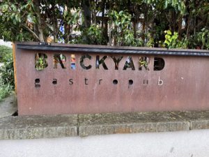 The Brickyard sign