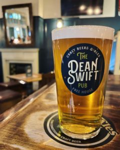 A pint at The Dean Swift