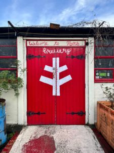 Red doors at St Mars of the Desert